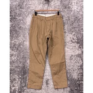 Orslow Pants 2 / Medium Mens Pleated Cotton Twill Utility Chino 31 x 26